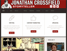 Tablet Screenshot of jonathancrossfield.com